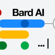 Logo de Bard AI avec des formes colorées et modernes
