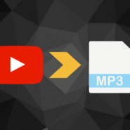 Icônes YouTube et MP3 avec flèche de conversion