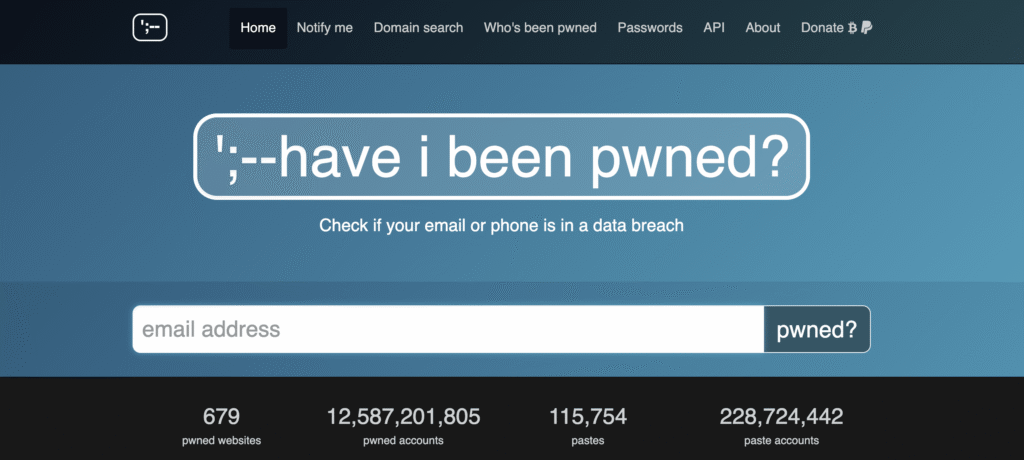 Have i been pwned