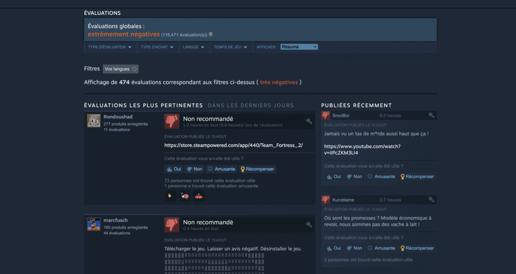 Critiques Overwatch 2