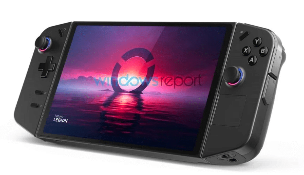 Console portable Lenovo Legion avec écran illuminé