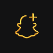 Icône dorée de fantôme avec un signe plus