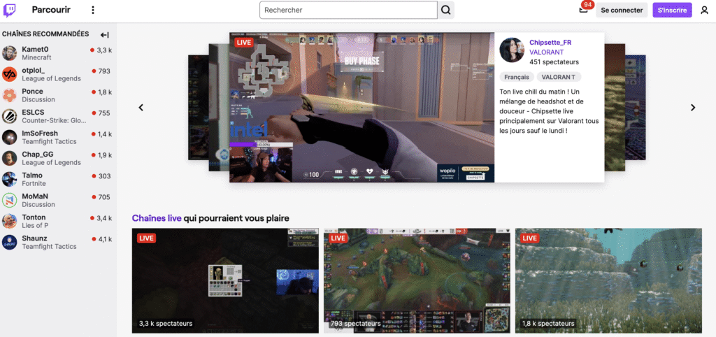 Twitch est l'un des sites les plus visités de l'industrie