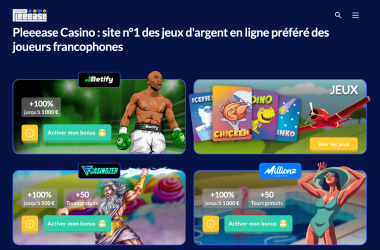 Nouveau casino en ligne pleeease.io