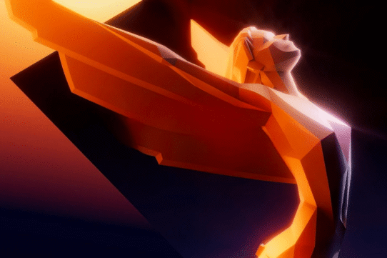 Sculpture numérique en tons orange et noir