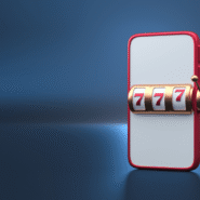 Smartphone avec symbole de jackpot 777