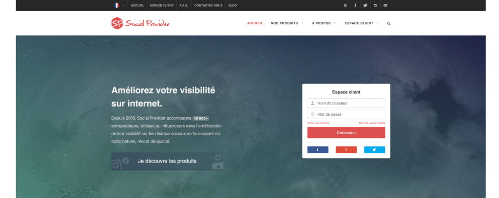 7 sites pour acheter des viewers sur Twitch 7 Social Provider