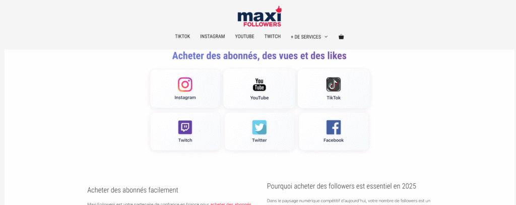 7 sites pour acheter des viewers sur Twitch 11 MaxiFollowers