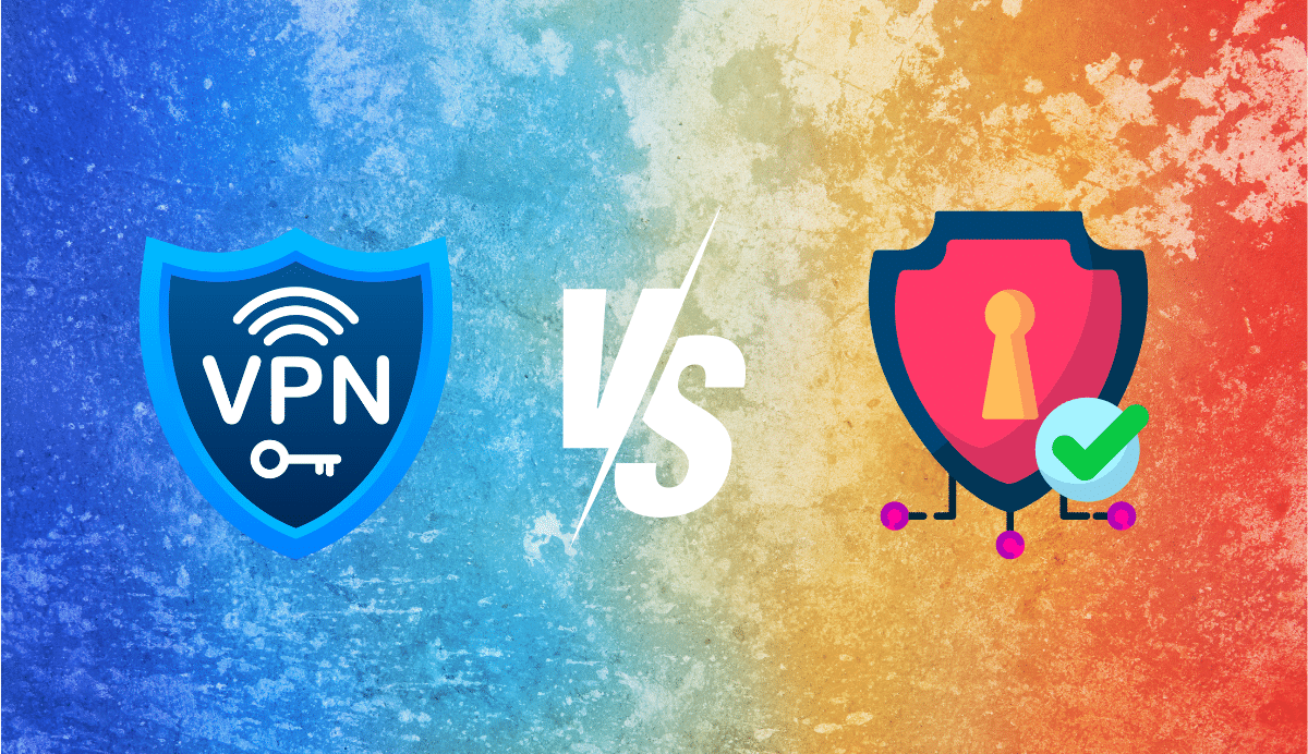 Illustration comparant VPN et pare-feu