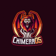 Logo ChimeraOS avec un lion et des ailes de dragon
