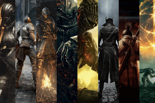 Collage de personnages de jeux vidéo de fantasy et d'aventure