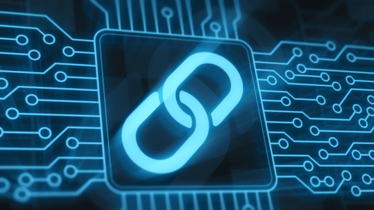 Illustration numérique d'une chaîne de blocs