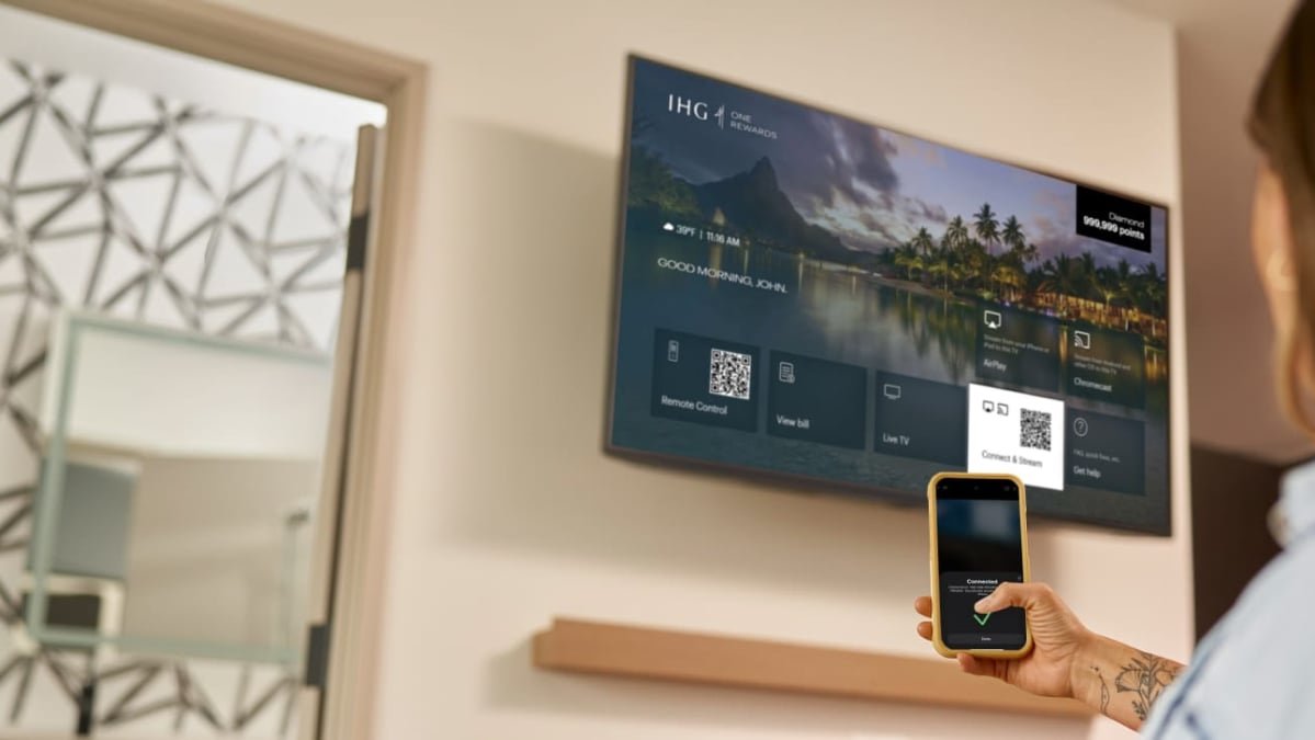 Comment lancer votre téléphone à un hôtel TV