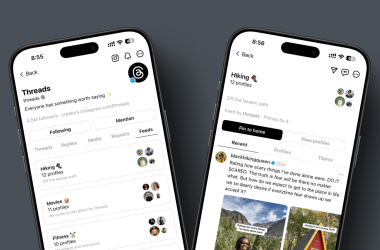 Les fils vous permet maintenant de partager des flux personnalisés, tout comme Bluesky