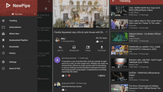 NewPipe est une application YouTube sans publicité pour la confidentialité pour Android