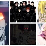 Collage de personnages issus de différents animés célèbres