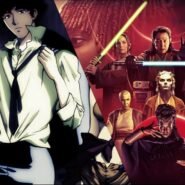 Personnages d'anime et de science-fiction avec sabres laser