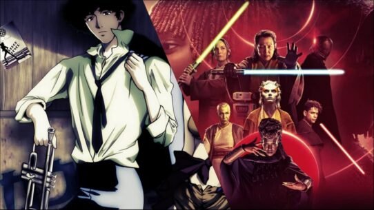 Personnages d'anime et de science-fiction avec sabres laser