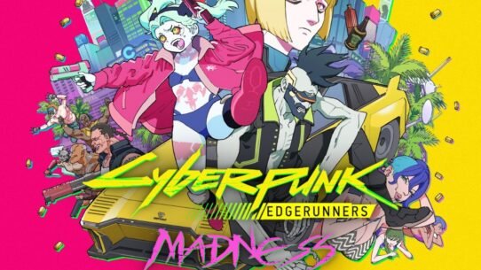 Illustration d'un univers cyberpunk dynamique et coloré