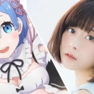 Image d'un personnage d'anime à gauche et d'une personne réelle à droite