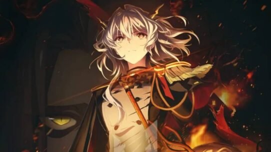 Illustration d'un personnage fantastique avec un regard intense