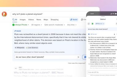 DuckDuckgo arrive également dans les résultats de recherche AI