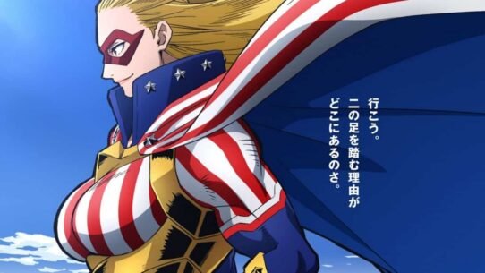 Personnage animé avec cape et costume étoilé