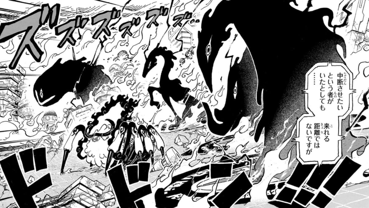 Le chapitre 1112 des fuites du chapitre 1112: les combats sur Egghead continuent, alors que Luffy engage Ju Peter!