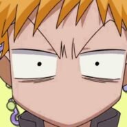 Personnage de dessin animé aux cheveux orange avec un air perplexe