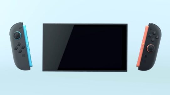 Console de jeu portable avec deux manettes sans fil