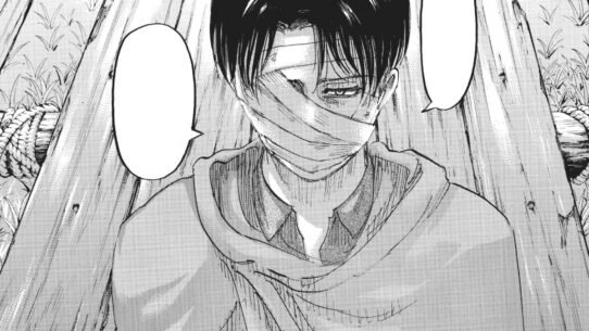 Homme blessé avec bandages dans un manga