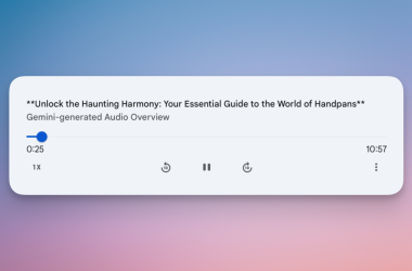 Vous pouvez désormais générer des `` apersements audio 'de style podcast directement dans Gemini AI