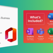 Boîte Microsoft Office Home & Business 2021 et ses applications incluses