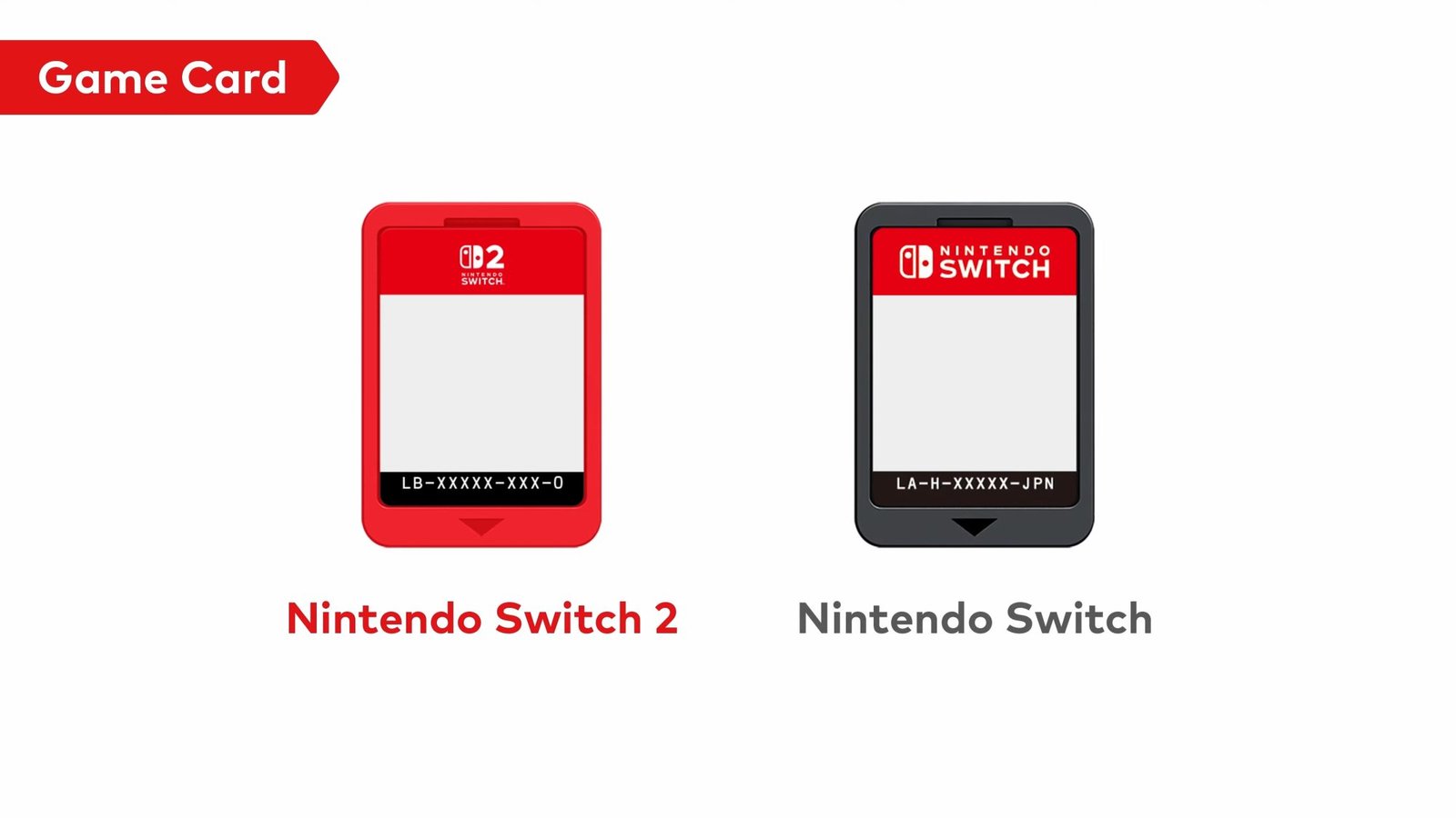 Cartes de jeu pour Switch et Switch 2