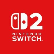 Logo Nintendo Switch 2 sur fond rouge