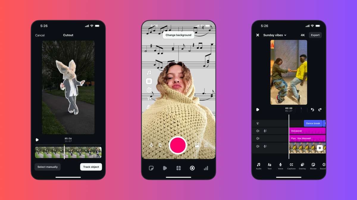Instagram vient de lancer sa version de Capcut