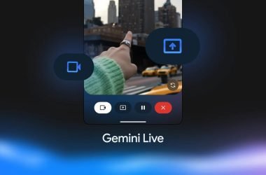 Gemini Live peut maintenant «voir» votre téléphone (jusqu'à un point)
