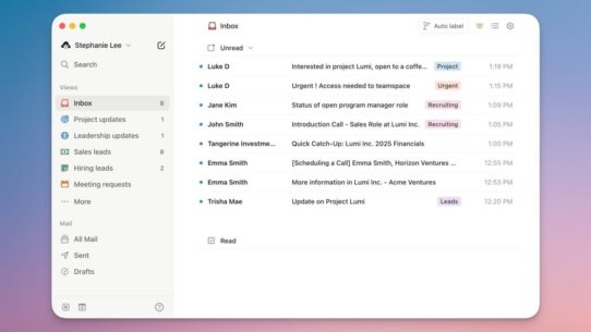 La notion de courrier vous ramène quand gmail était bon