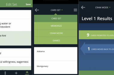 Les cinq meilleures applications FlashCard pour étudier