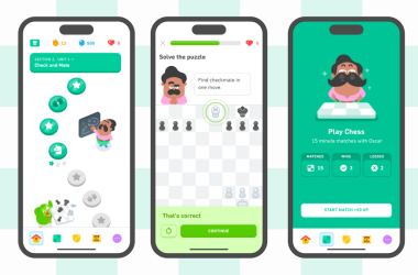 Les cours d'échecs arrivent à Duolingo