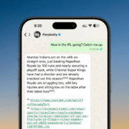 Vous pouvez maintenant parler à perplexity ai directement de WhatsApp