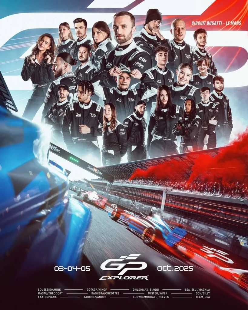 GP Explorer 3 : tout savoir sur la dernière course organisée par Squeezie 6 affiche du gp explorer 3