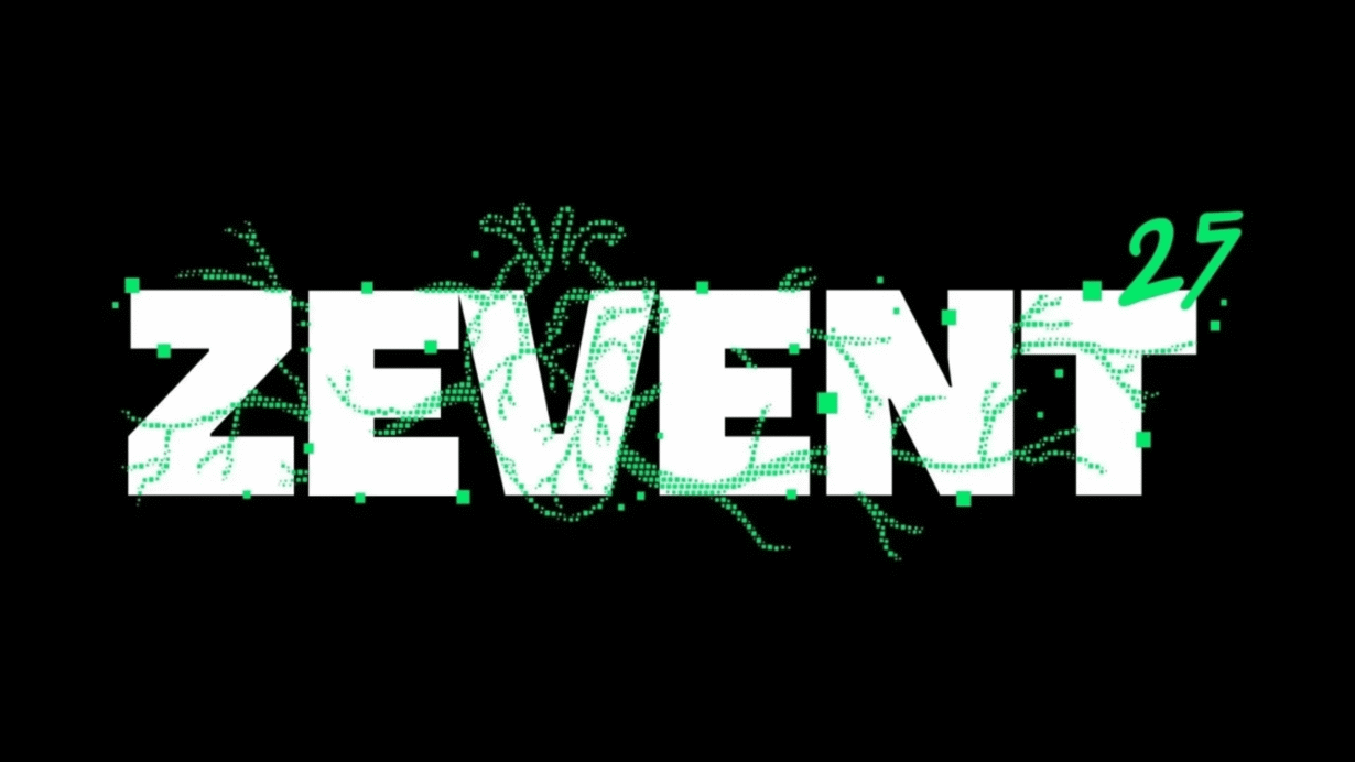 Logo de l'événement ZEvent 2025 sur fond noir