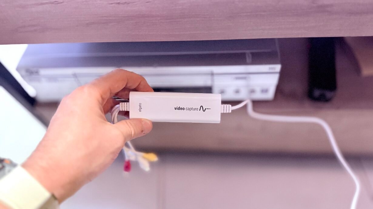 Adaptateur de capture vidéo avec magnétoscope