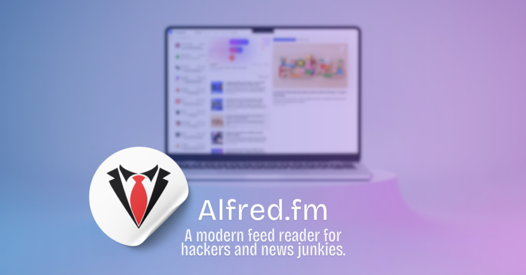 Capture d'écran d'Alfred FM sur macOS