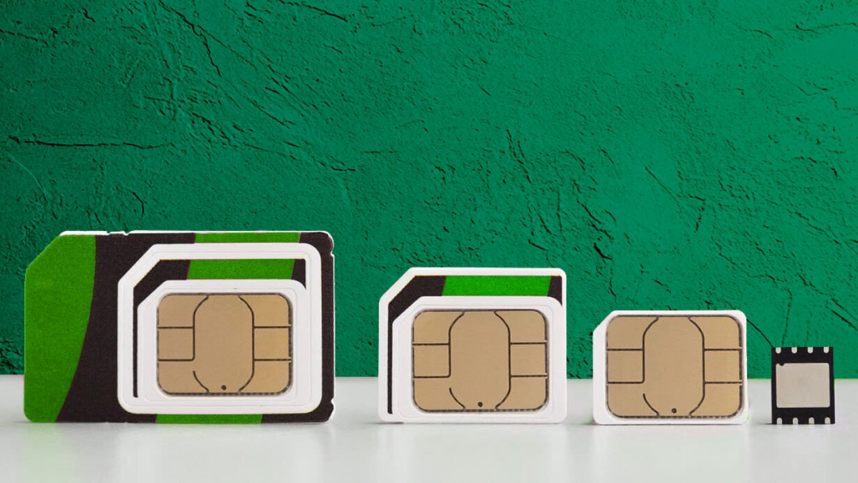 Carte eSIM et smartphone moderne