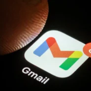 Interface utilisateur de la messagerie Gmail sur ordinateur