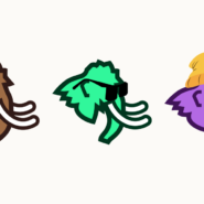 Mammouth dessiné avec des techniques d'intelligence artificielle