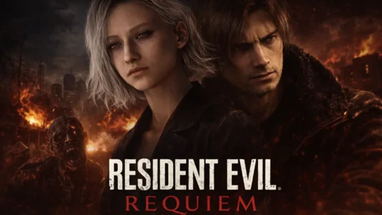 Personnages du film Resident Evil Requiem en train de se battre