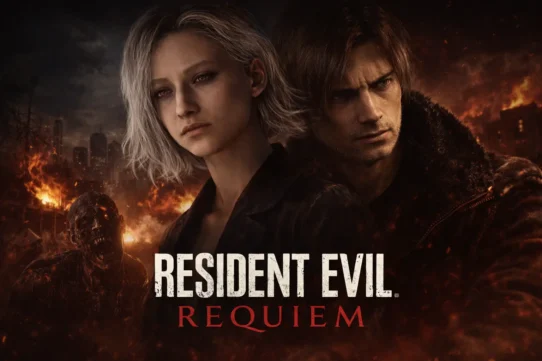 Personnages du film Resident Evil Requiem en train de se battre